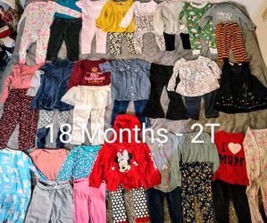 Girl's Sizes 18 Months To 2T Bundle 