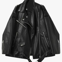 Faux Leather Jacket Women’s 