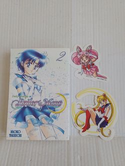 Sailor Moon Pretty Guardian Volume 2  English Manga Book - with Two Stickers