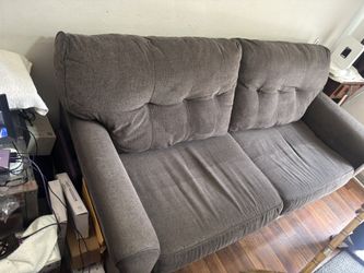 Dark Grey Sofa Two Seater