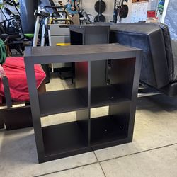 Black Shelving Unit