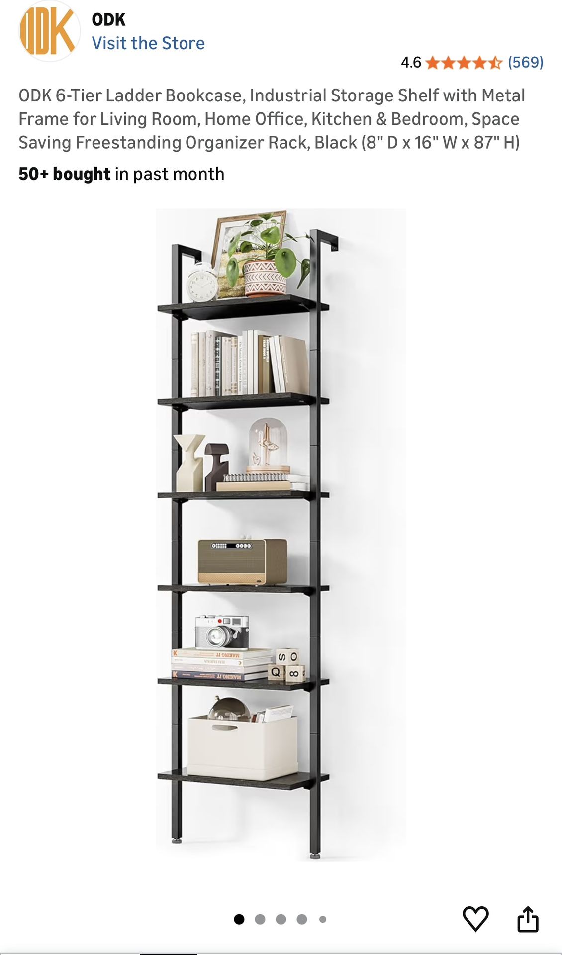 Ladder Bookcase / shelf