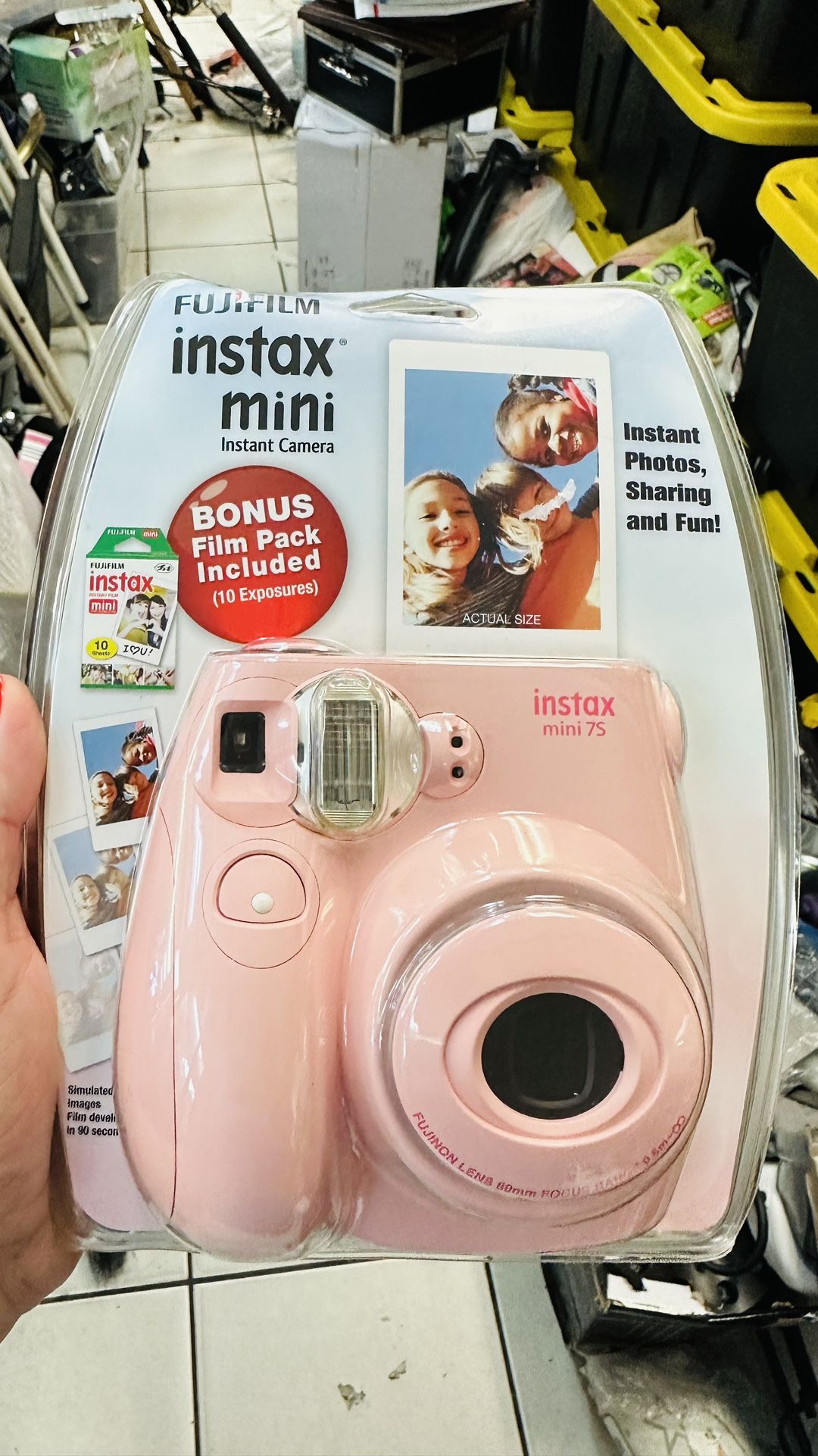 New Pink Fujifilm Instax Mini 7s Instant Film Camera!