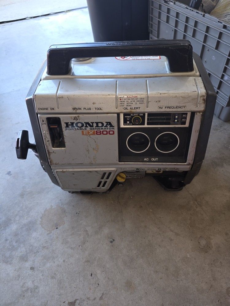Honda Generator Ex800 