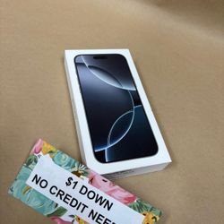 Apple IPhone 16 Pro Max 5G - Only $1 Today Pay The Rest Later! 