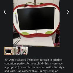 Apple Shaped TV