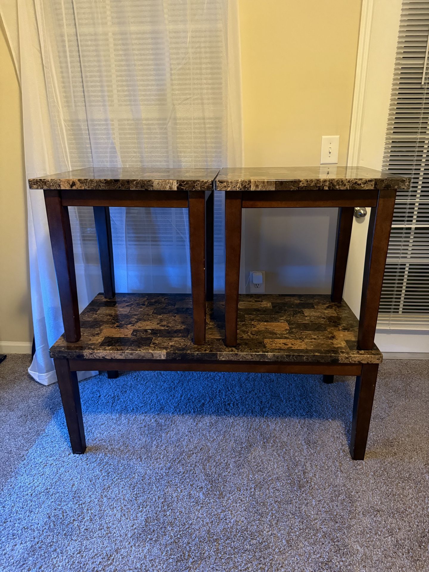 Coffee Table and 2 End Tables