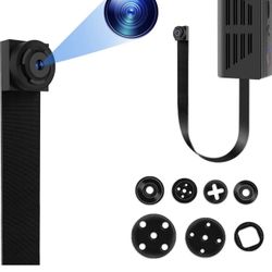 Hidden Cameras DIY 1080P Mini Spy Cameras Portable Covert Nanny Video Recorder with Motion Detection Security Cameras for Home, Car, Drone, Office