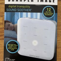 Sharper Image Digital Tranquility Sound Soother 12 Relaxing Sound Recordings New