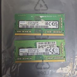 Samsung memory RAM sodimm 8gb each