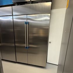 🔥 GE Monogram 48” Built-In Side-by-Side Refrigerator – Stainless Steel 🔥 📏 Model: ZISS480NNBSS ✨ Condition: Excellent / Fully