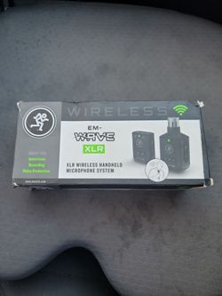 Wireless xlr mic system