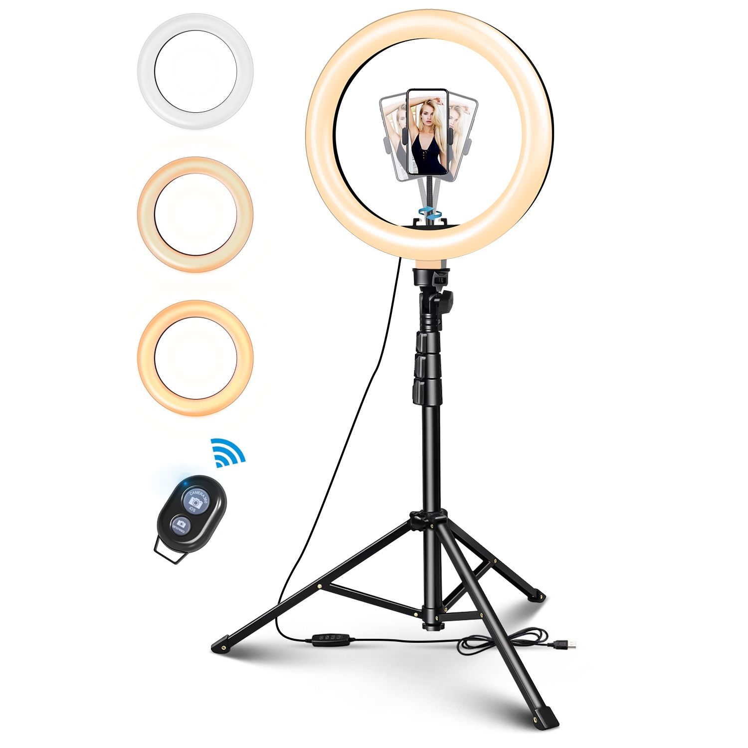 Brand New in Box Selfie Ring Light Tripod with Cell Phone
