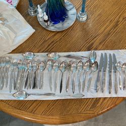 Vintage Antique 1960’s 45 Pieces of Prestige silverware