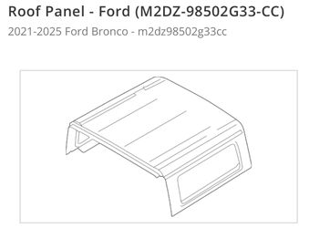 New Ford Bronco 2 Door Hard Top
