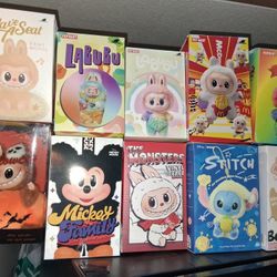 All 10 Labubu &mickey Family & Stitch