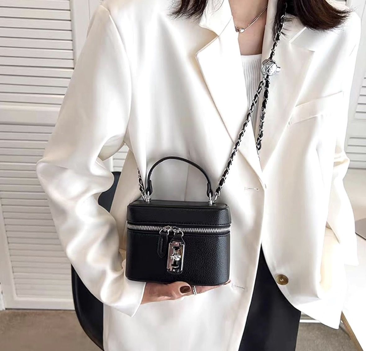 New Mini Crossbody Phone Bag - Stylish PU Leather Shoulder Bag with Coin Purse & Lock Buckle