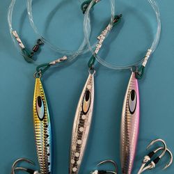 SK Daiwa Jigs with Leaders