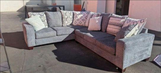 Gray color sectional couch set Main & Gilbert rd