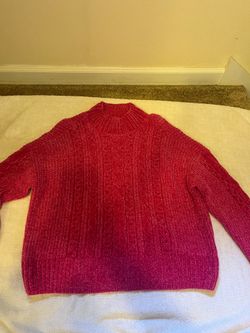 Rachel Zoe hot pink sweater
