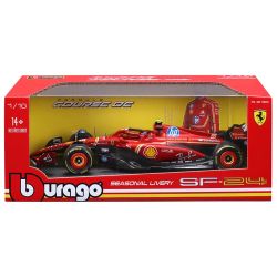 Bburago Formula Racing Ferrari SF-24 Carlos Sainz #55 Seasonal Livery 2024 1/ 18