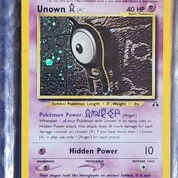 Unown--Holographic