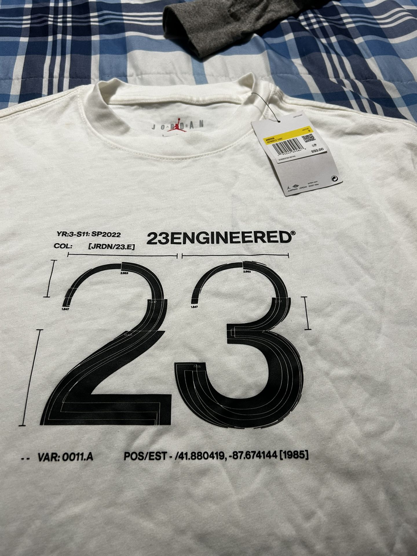 Jordan #23 Men’s T Shirt Size Small But Fits Like A Medium