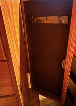 Wooden Jewelry Armoire