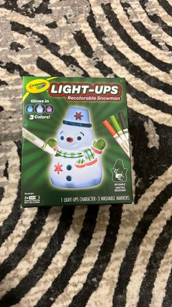 Crayola Light-Ups Recolorable Snowman Set