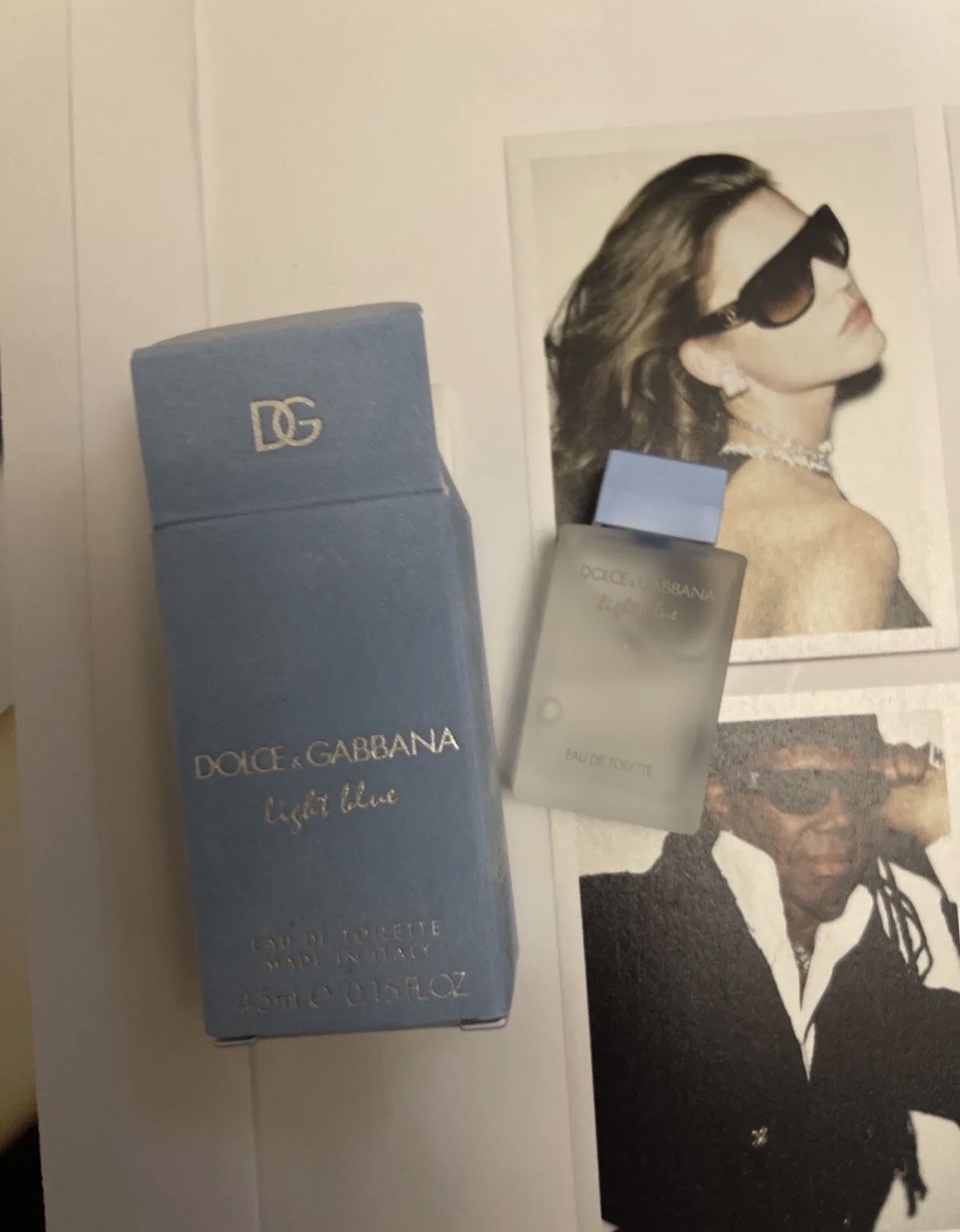 New Dolce & Gabbana Light Blue Eau De Toilette Women's Perfume Mini Splash 4.5ml