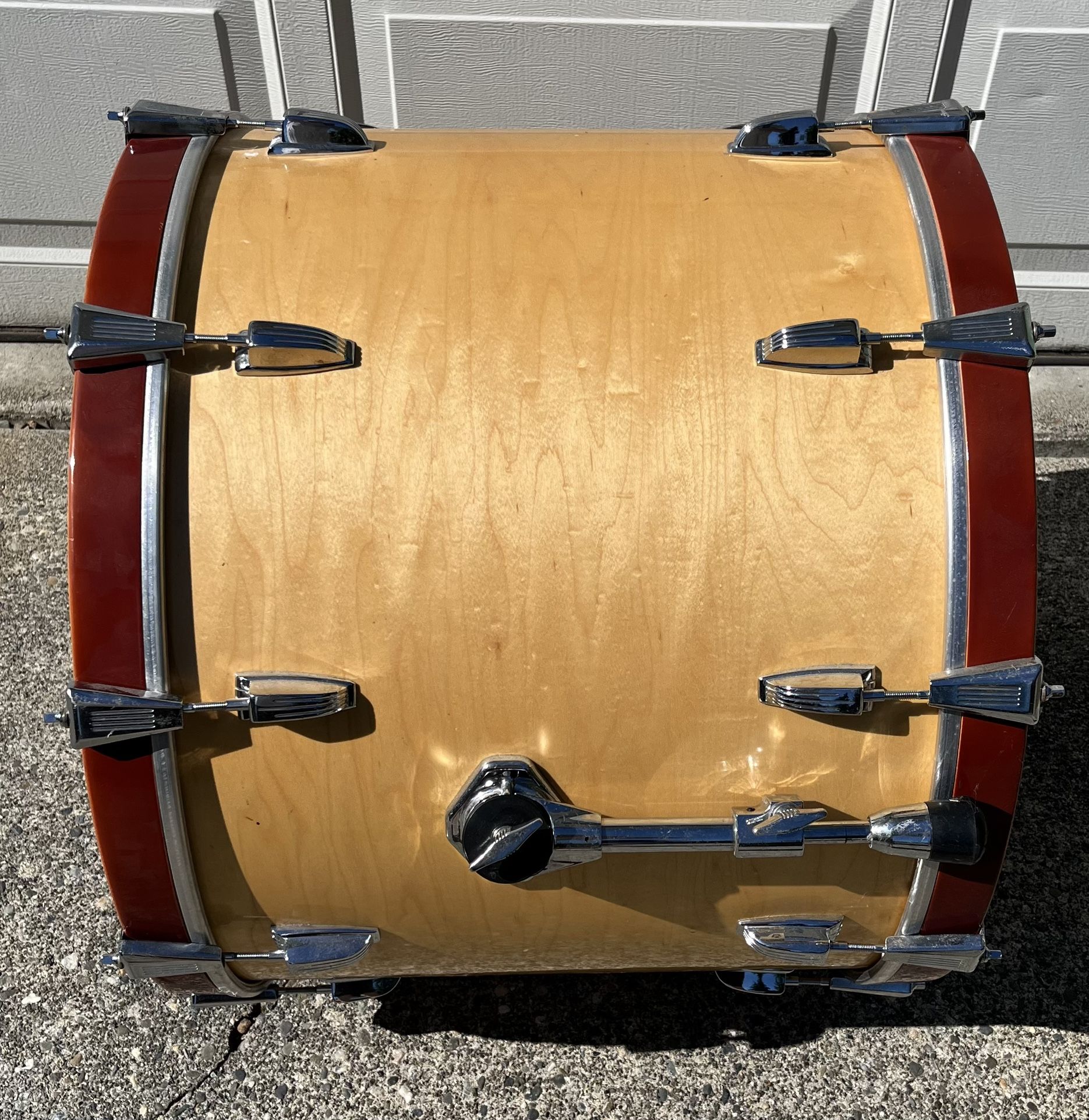 24” x 18” Maple Bass Drum Keller Shell With Case
