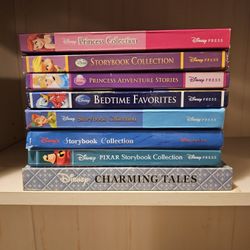 8 Disney Large Multi Story Books 