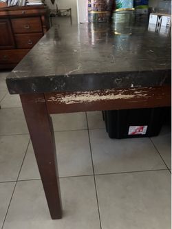 Marble table
