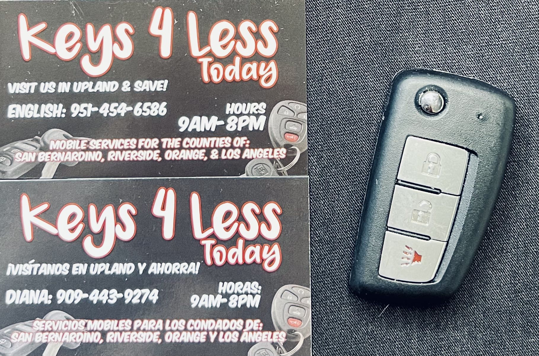 [$100 in Upland] Nissan 3-Button Flip Key & Remote Copy (Rogue, Rogue ...