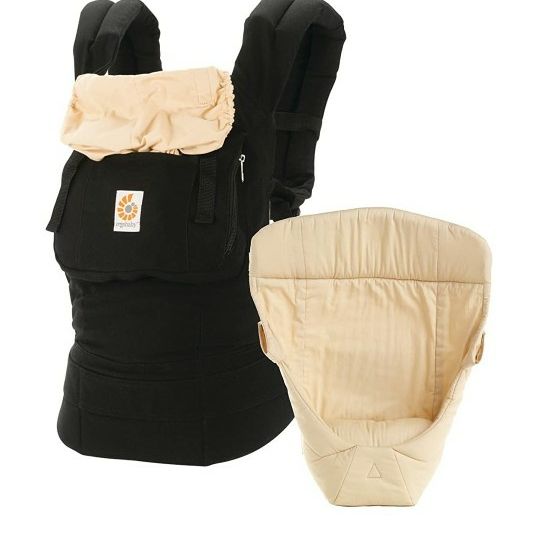 Ergobaby Original Bundle of Joy Baby Carrier Black Camel