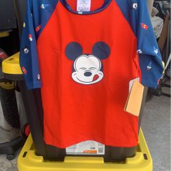 New Disney Boy Rash Guard Mickey Mouse - $15