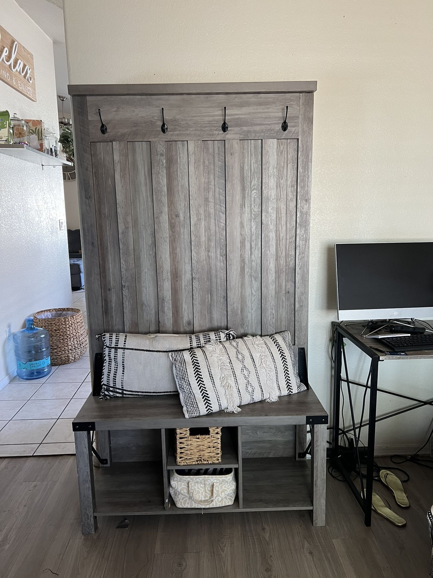 Mud Room Entry Coat Rack