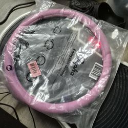 Tapha Microfiber Leather 16" Universal Fit Car Steering Wheel Cover.