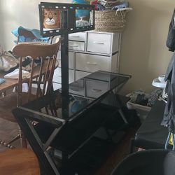 Glass Tv Stand 