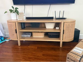tv console with storage