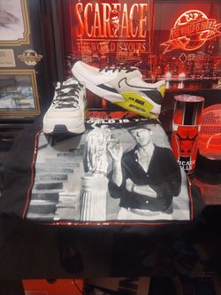 Nike Air Max White and Neon size 10.5 US