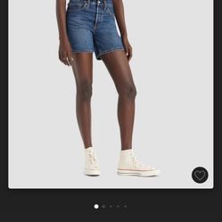 levi's 501 shorts high rise for women new