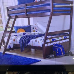 Twin Over Full Bunk Bed On Sale( Mattresses Sold Separately)