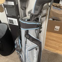 Women's Top Flite Golf Clubs Light Blue And Gray