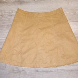 Womens Brown Skirt Size 14, Soft  Feel Material 