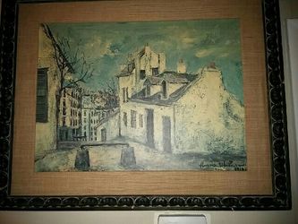 MAURICE UTRILLO PAINT