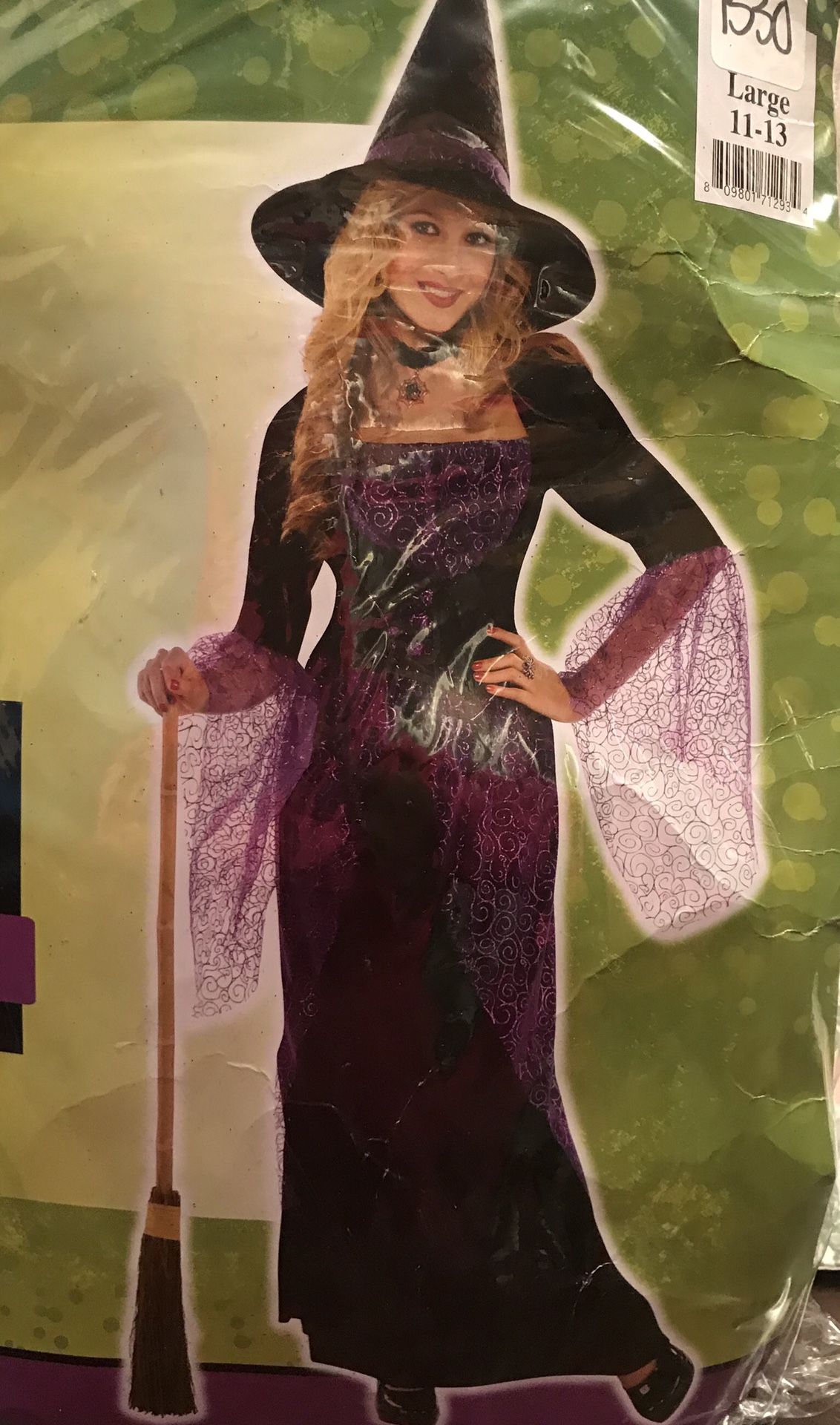 NEW- WITCH HALLOWEEN COSTUME