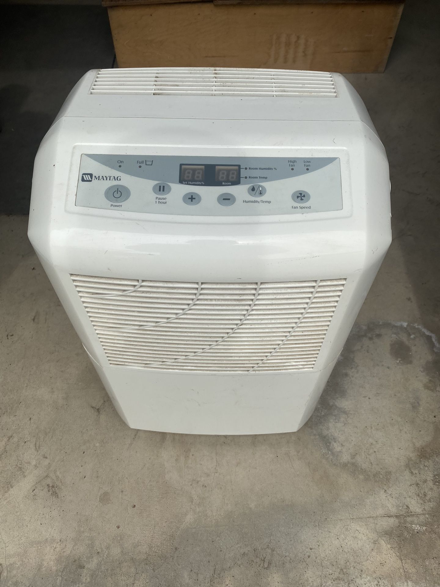 45 Pint Capacity Dehumidifier with Adjustable Humidistat