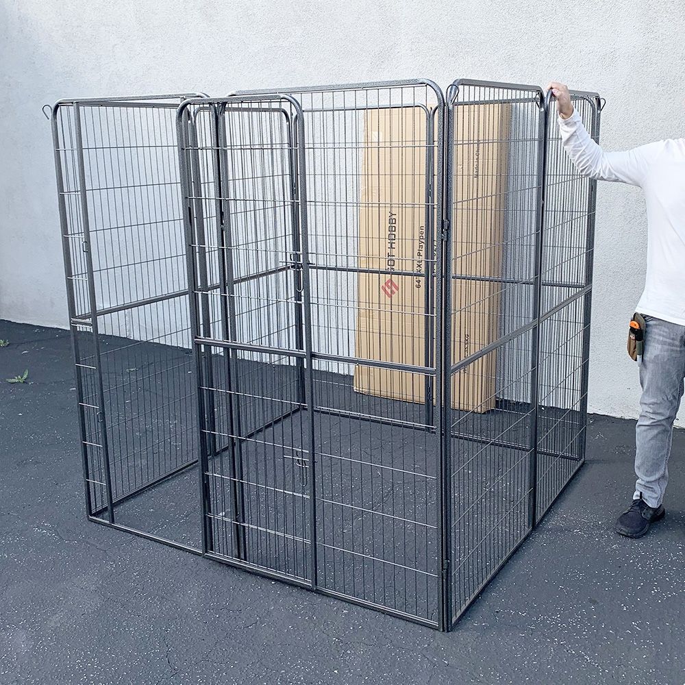 $145 (New) Heavy duty 5x5x5ft tall panel pet playpen dog crate