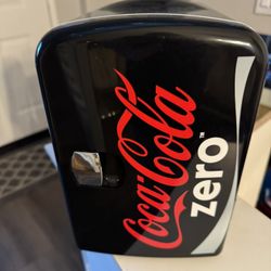 Coke Zero Mini Fridge
